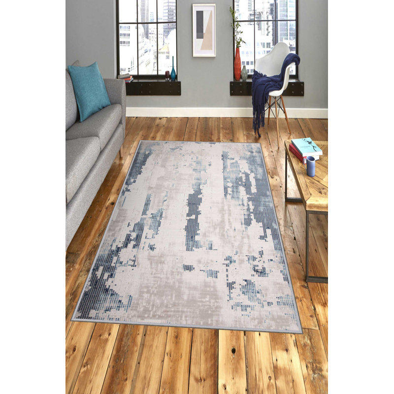 Non-Slip Hall Carpet, 3.3 x 9.8 ft, 100% Polyester, 0.4 in Pile Height, Antibacterial & Machine Washable | 3D Digital Print, Durable Woven Design, Perfect for Home & Office, Easy Care & Maintenance