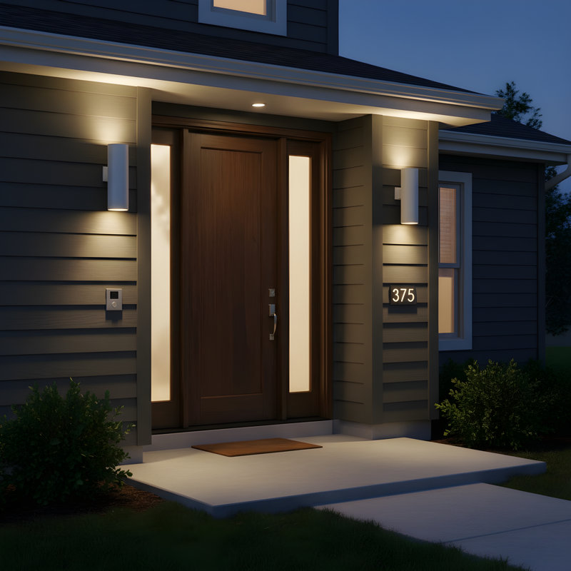 Windsor Sean Lavin Outdoor Cylinders Outdoor Fixture In Outdoor Textured White Finish With Outdoor Textured White Shade