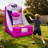 Wellcomer 6.5ft Inflatable Basketball Hoop Carnival Game with Built-in Blower, Portable Indoor & Outdoor Backyard Game for Party & Events
