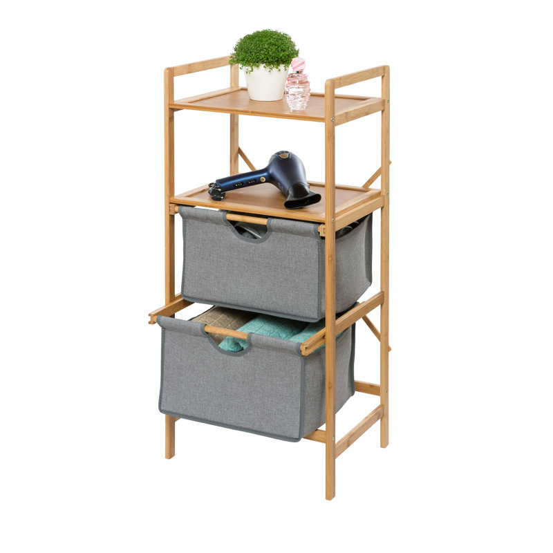 Bolin Solid Wood Bathroom Shelves