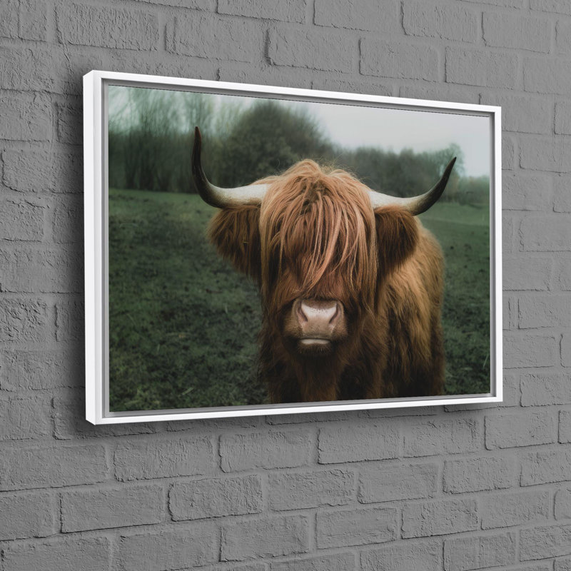 Print on Canvas, 50 cm H x 70 cm W, Framed Print without Mat, White