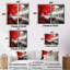 Red Lake Dockside Serenity - art mural traditionnel bleu-1380888675-1380888673-1380888672
