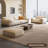 Beige Polyester Modular Sofa cushion Loveseat