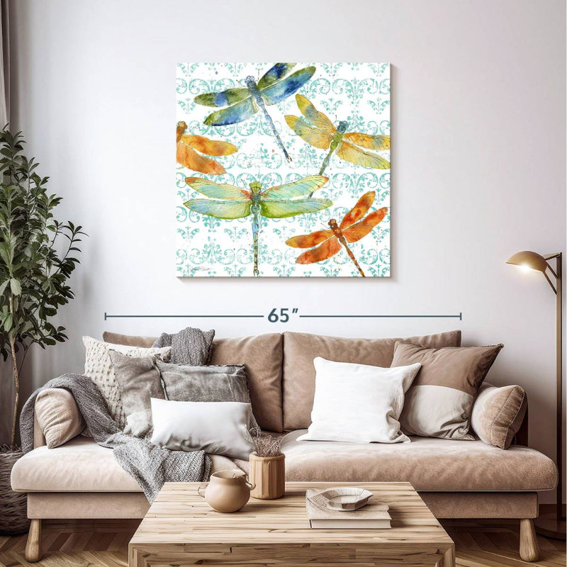 Brampt Dragonfly Bliss I, 39" H x 39" W