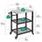 Abey Bar Cart with Metal Outer Material