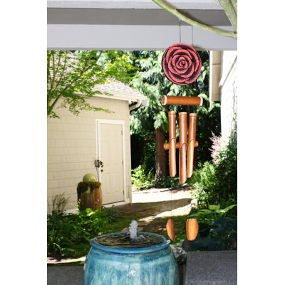 Carillon au vent rose harmonieux