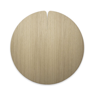Nelumbo Wood Geometric Round Placemat