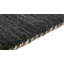 Handwoven Wool Gabbeh Uni Black Rug-1502171618