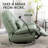 Betzabe Oversize 44.8" W Faux Leather Power Recliner, Voice Control, USB, Bluetooth, 270° Swivel-91822073