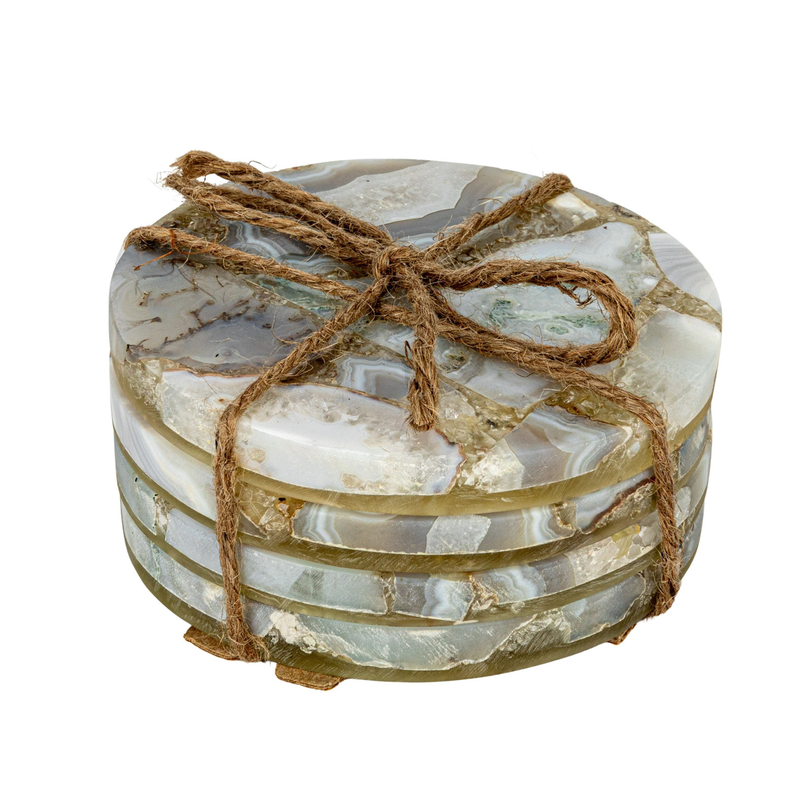 Kiyanni Round 4 Piece Coaster Set