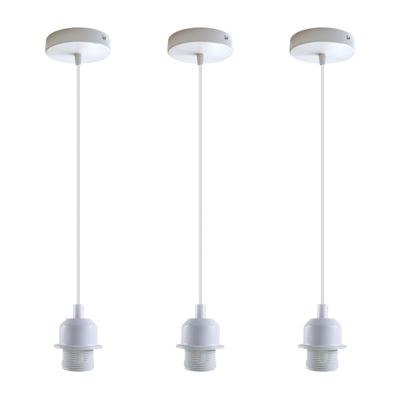 Juillac 3 - Light White Single Pendant, No