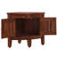 15.5" Kai Corner Teak Shower Bench with Cabinet