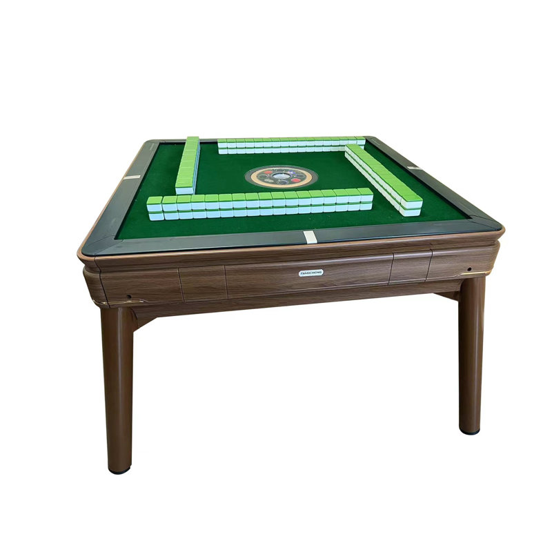 Table de mahjong automatique 30 "avec couvercle HappyRock, Brun
