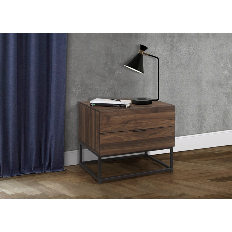 Darwin 2 Drawer Bedside Table