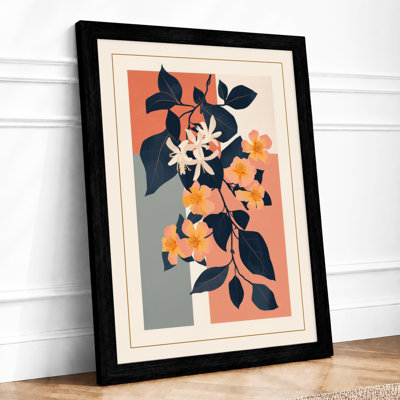 Geometric Bloom Botanical - Framed Print