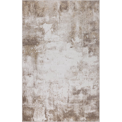 Machine Washable Avery Brown/Ivory Rug