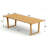 Fensee Teak Wood Patio Dining Set with-112321842