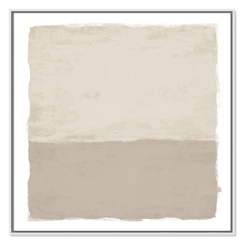 «Silent Sands II» par Natalie Carpentieri, H 37,5 po x l 37,5 po, Blanc