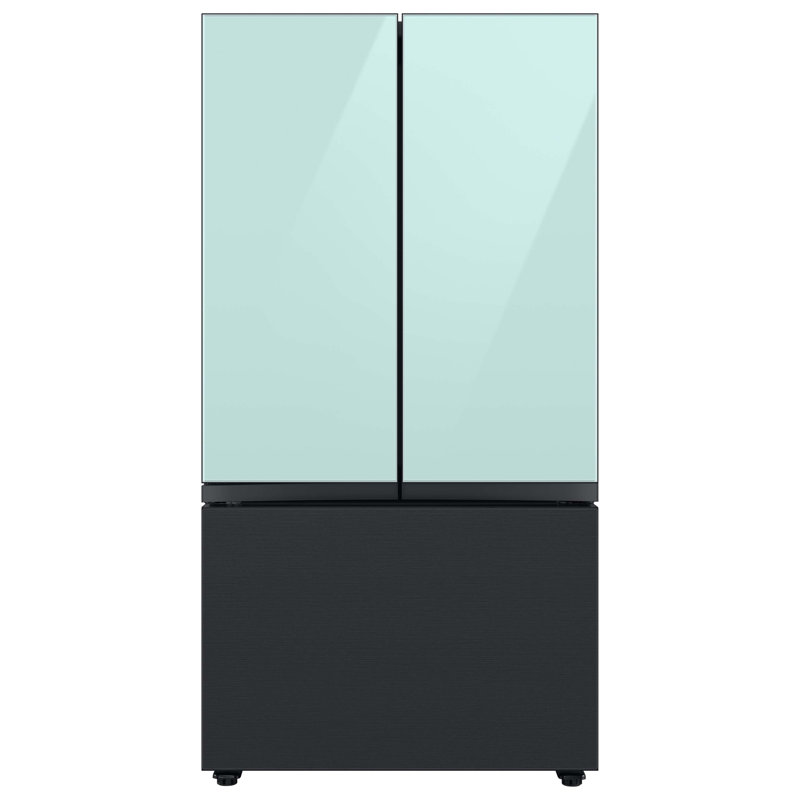 Samsung 24 cu. ft. Smart Bespoke 3-Door French-Door Refrigerator with Customizable Panel Colors and AutoFill Water Pitcher in Custom Panel-Ready