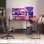 Sherri L Shaped Gaming Computer Desk with Large Monitor Stand