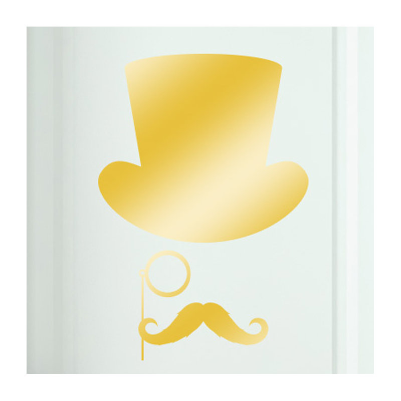 Wall Decal, Shiny Gold