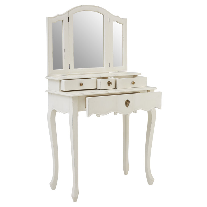Aimee Dressing Table with Mirror