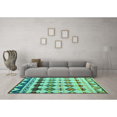 Kıymet Washable Southwestern Indoor Rug