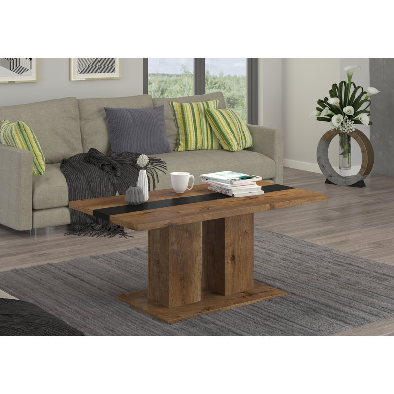 Thorfast Pedestal Coffee Table, Oak Lefkas