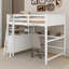 Lit mezzanine simple avec tiroirs, bureau et tablettes-1288666833