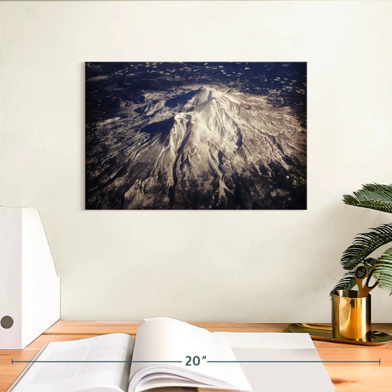 Alvord Mount Shasta Peak, 8" H x 12" W