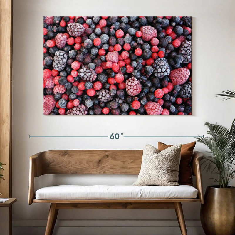 Yarlin Frozen Berries, 34" H x 51" W