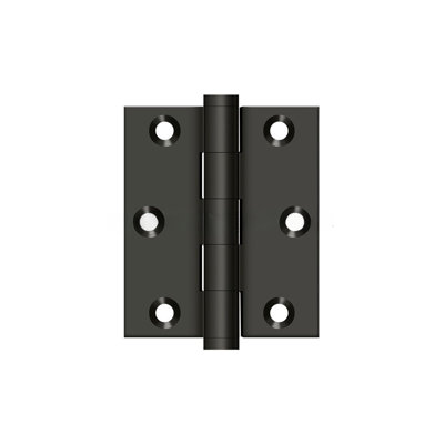 Deltana DSB3025U15 3" x 2-1/2" Screen Door Hinge in Brushed Nickel Pair