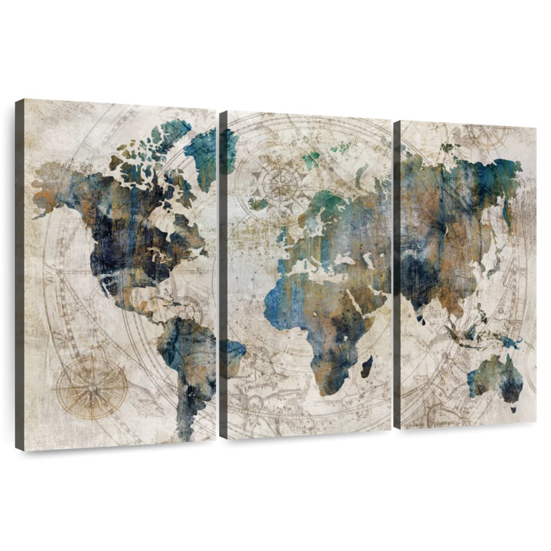 Aliaz Stained Celestial Map, 36" H x 57" W