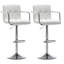 Tabouret tournant à hauteur réglable avec accoudoirs (ensemble de 2)-295553931