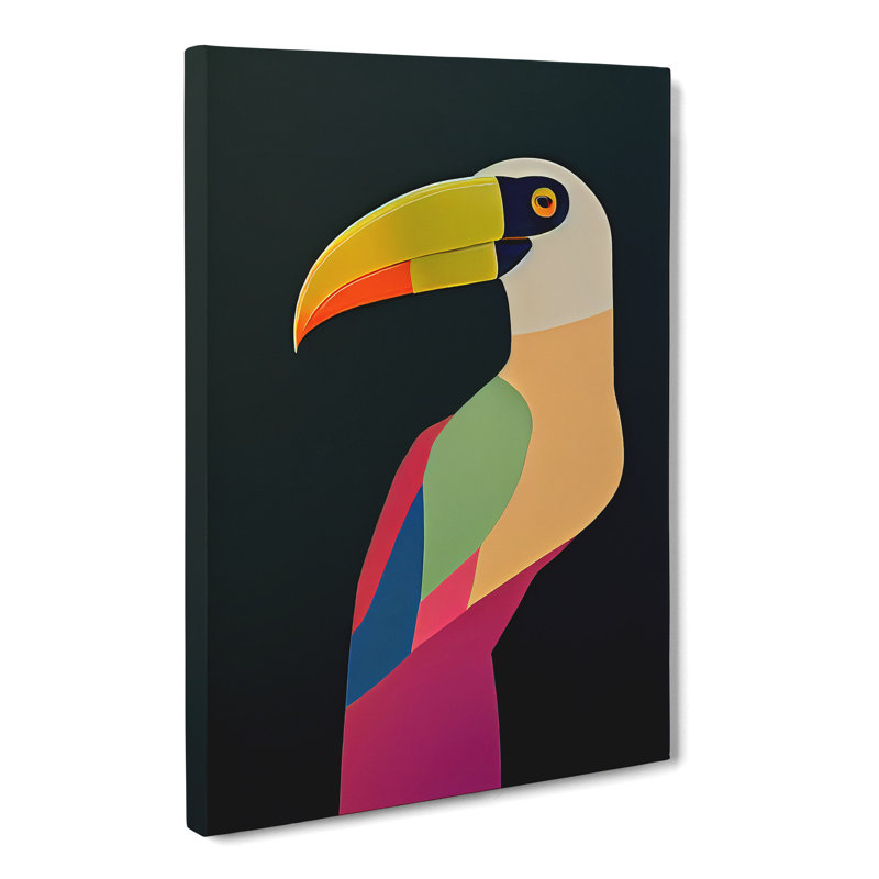 Toucan Abstract Vol.5 - Wrapped Canvas, 76cm H x 50cm W x 3cm D