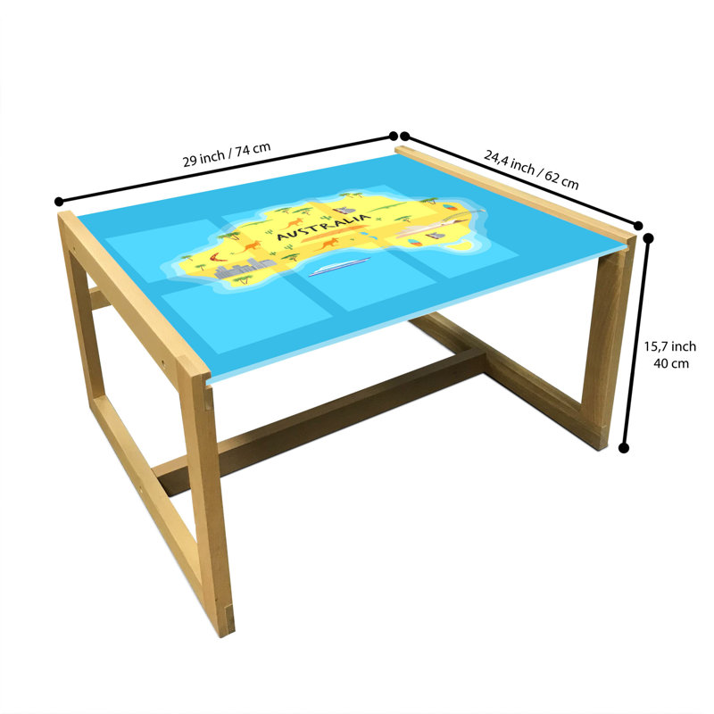 Jadeveon Sled Coffee Table, 62cm H x 74cm W x 40cm D
