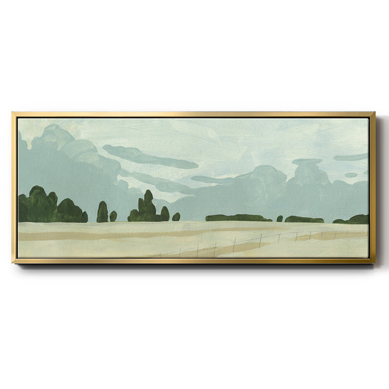 Farmland Study I- Framed Canvas