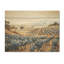 Minimalisme Vineyard Dreamscape - art mural panneau de bois de vigne sur bois de pin naturel-101409381