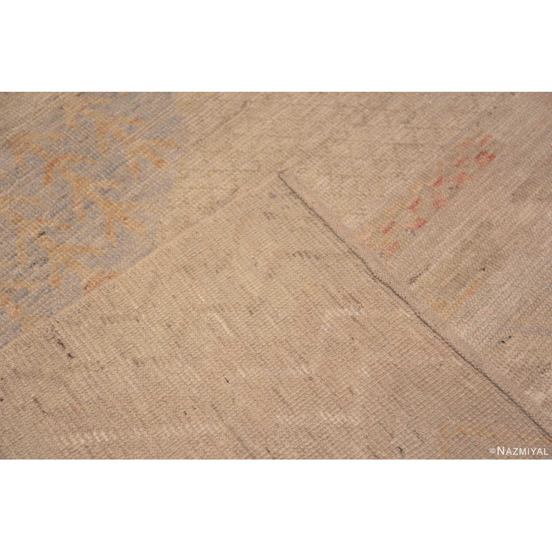 Tapis contemporain contemporain à motif géométrique de style tribal rustique One-of-a-Kind