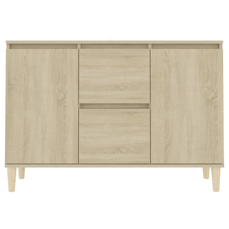 SkeltinCleveland Sideboard 101x35x70 cm Engineered Wood, Sonoma Oak