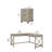 Ozro L-Shaped Executive Desk with 2-Drawer File Cabinet -1934259952