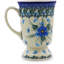 Forget Me Not Handmade Stoneware Coffee Mug