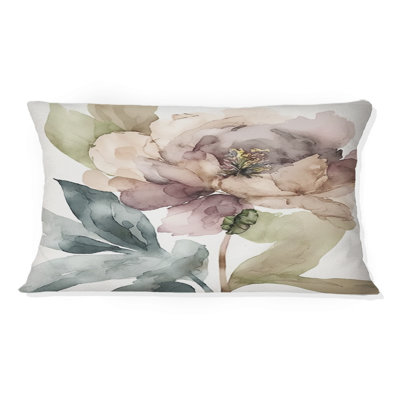 Pivoine Blooming in Grey Earth Tones II - imprimé pivoine