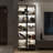 5-Tier Glass Door Display Case With Changeable LED Lights
