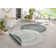 Porto Flatweave Green/Cream Rug