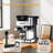 20 Bar Espresso Machine Coffee Maker - Automatic Milk Frother, Touchscreen, Instant Heating
