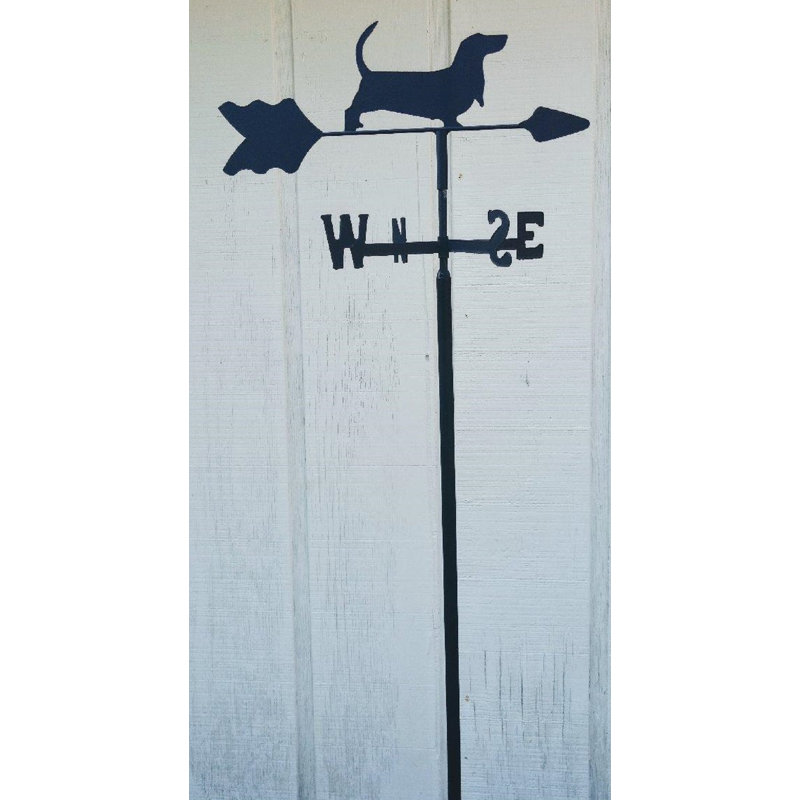 Girouette Shet Garden Mount Basset Hound