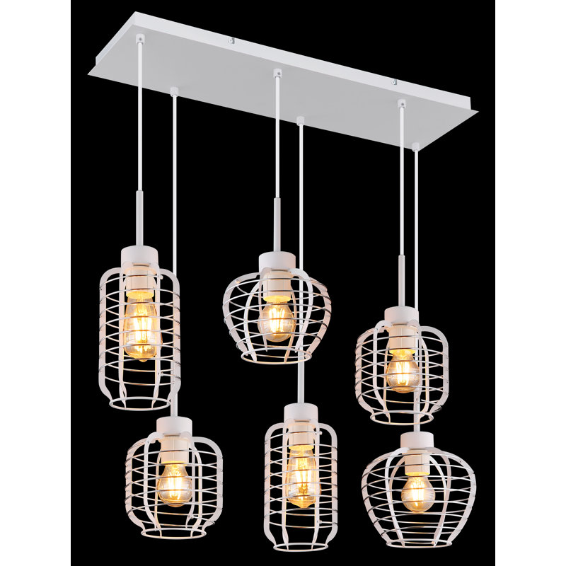 Demirali 6 - Light White Geometric Pendant