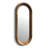 Ozma Solid Wood Oval Wall Mirror
