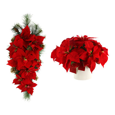 Gala en faux poinsettia Gala